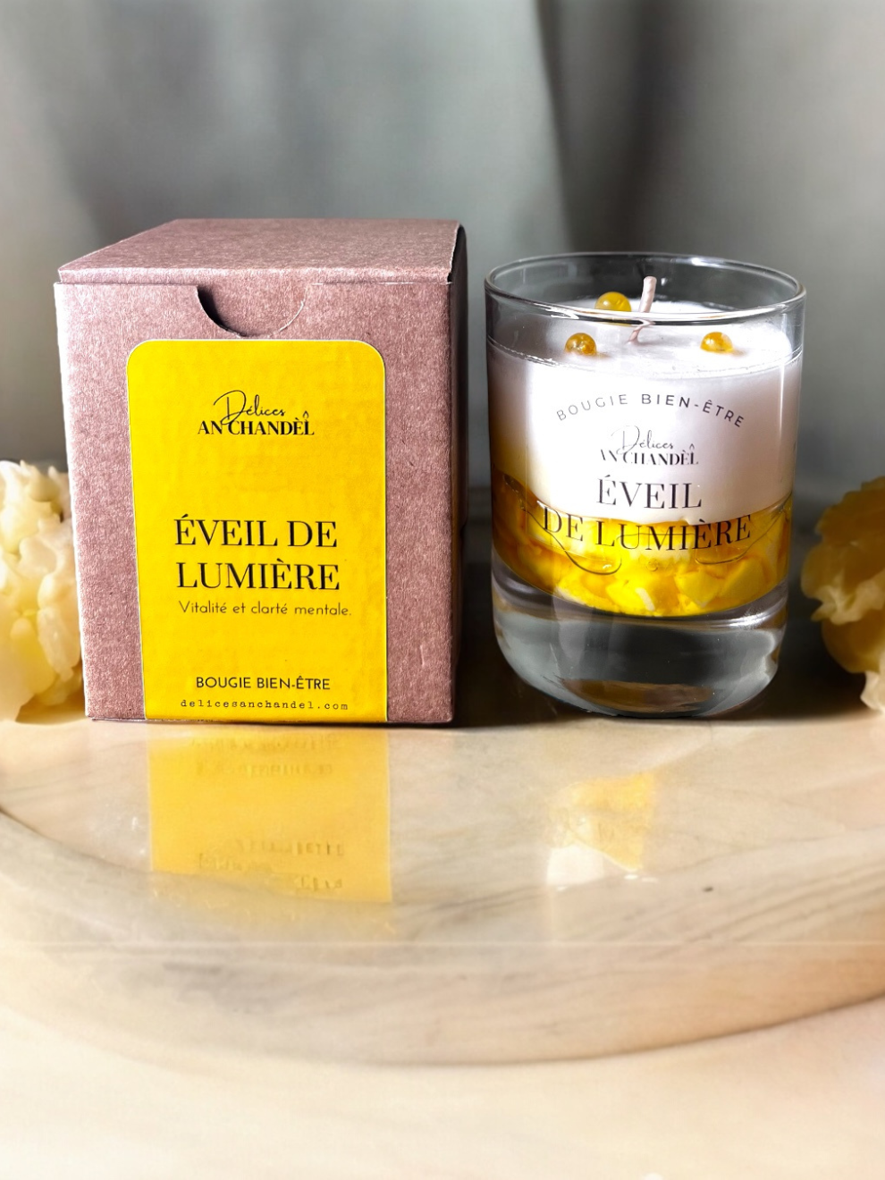 Bougie Bien-Être - Éveil de Lumière