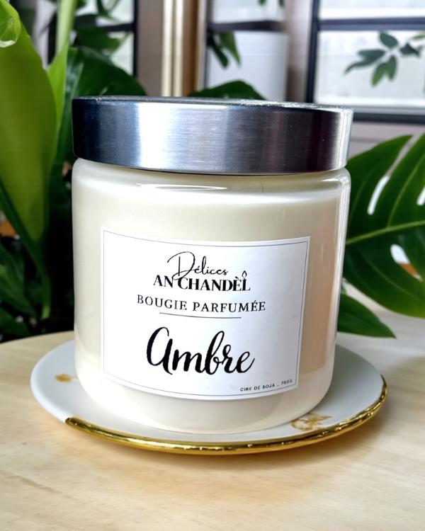 Bougie Éphémère – Ambre (750 g)