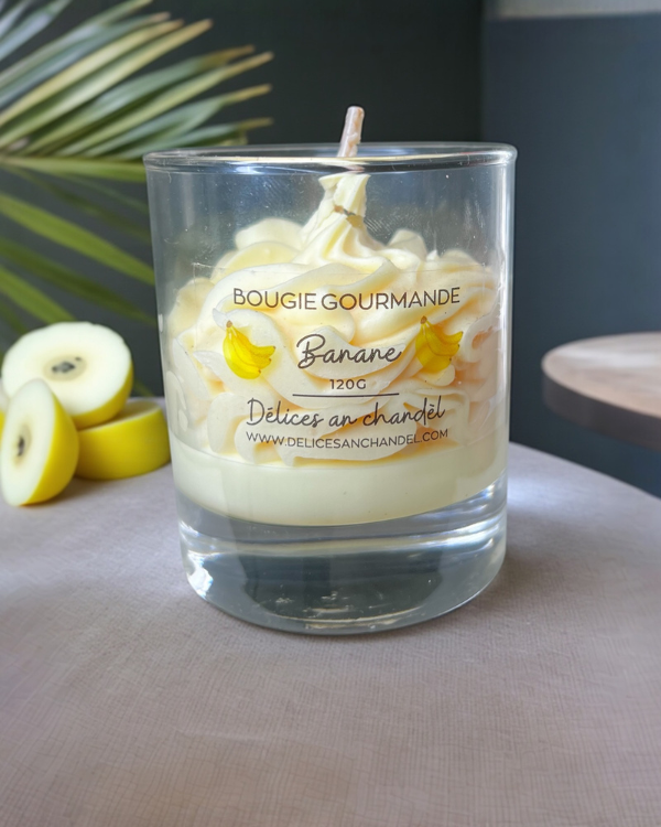 Bougie gourmande - Banane