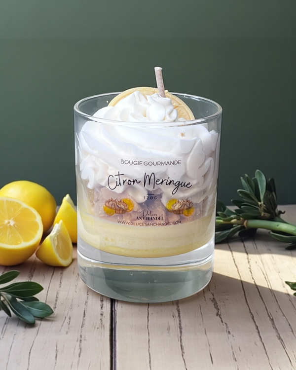 Bougie gourmande - Citron Meringue