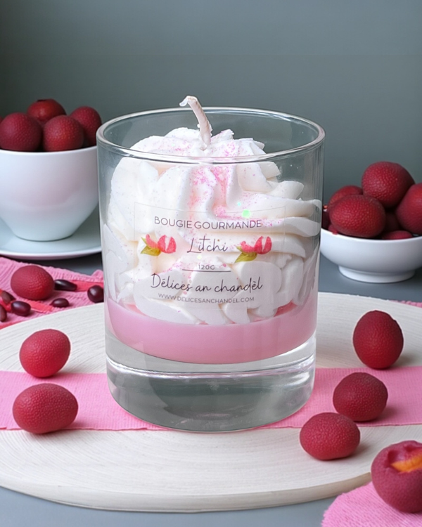 Bougie gourmande - Litchi