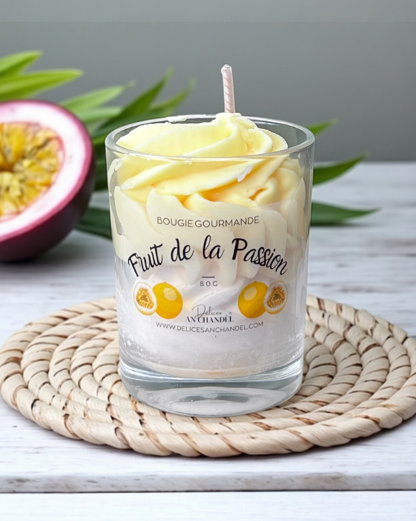 Bougie gourmande - Fruit de la passion