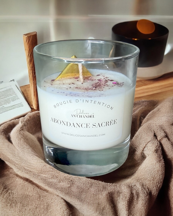 Bougie d’Intention – Abondance Sacrée