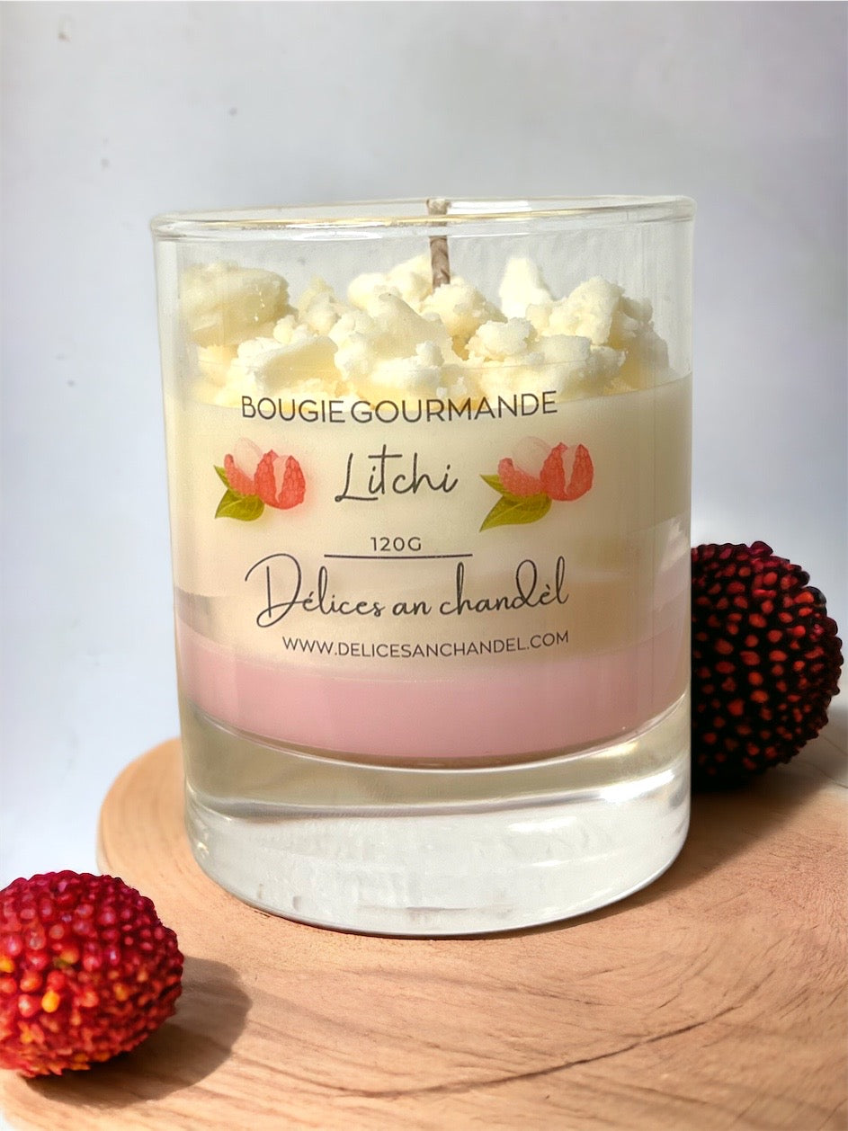 Bougie gourmande - Litchi