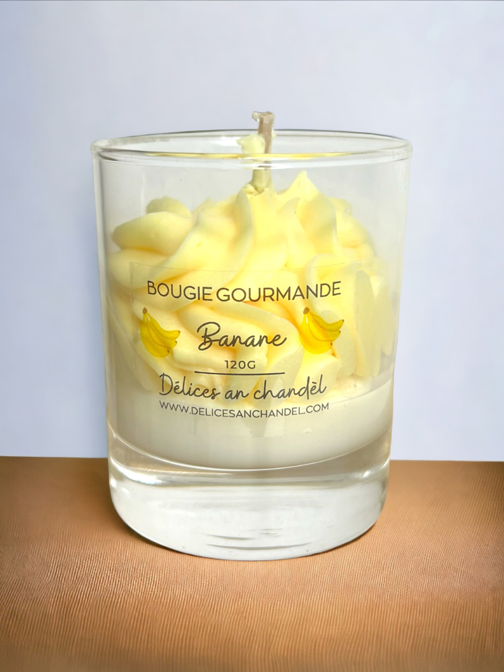 Bougie gourmande - Banane