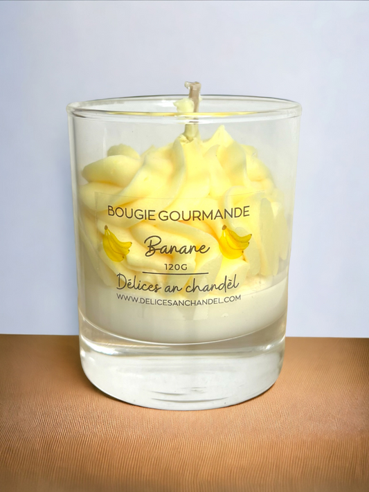 Bougie gourmande - Banane