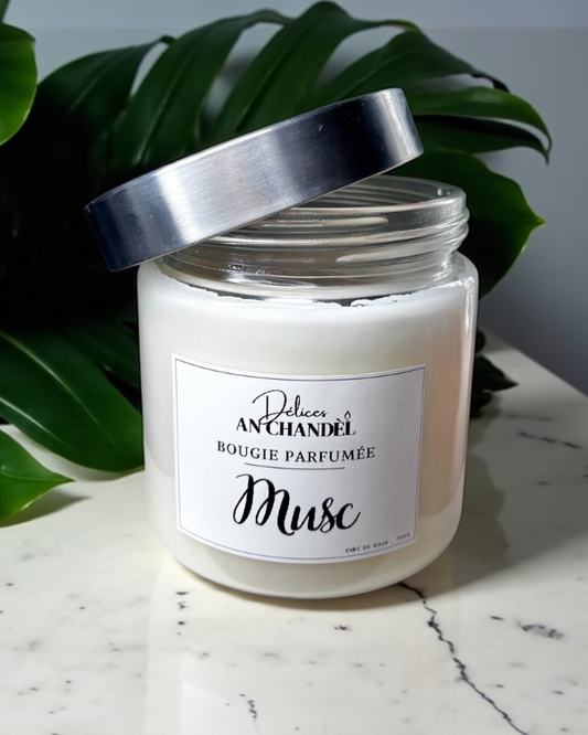 Bougie Éphémère – Musc (750 g)