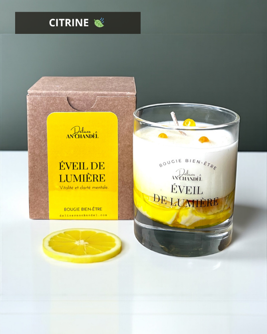 Bougie Bien-Être - Éveil de Lumière