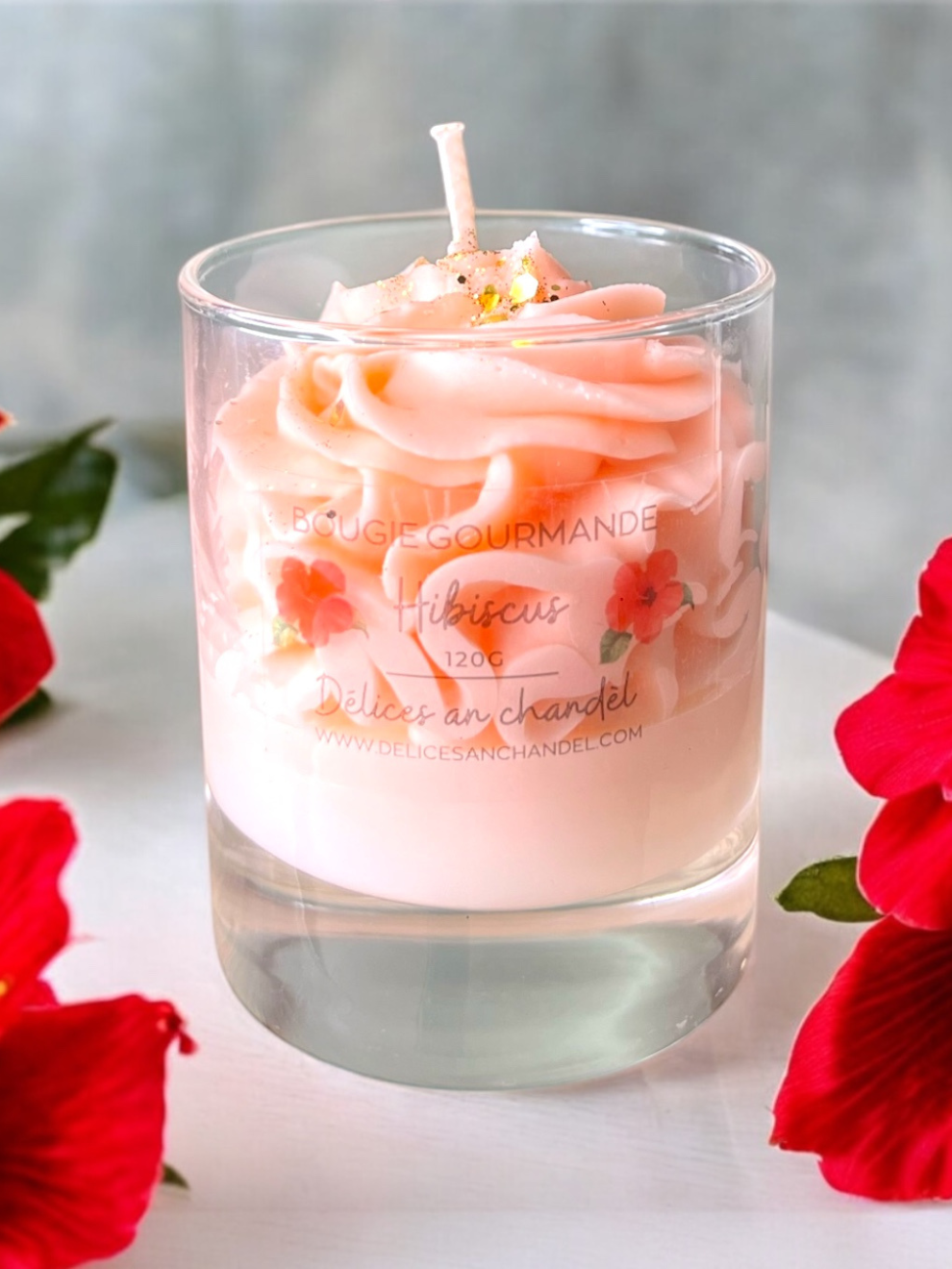 Bougie gourmande - Hibiscus