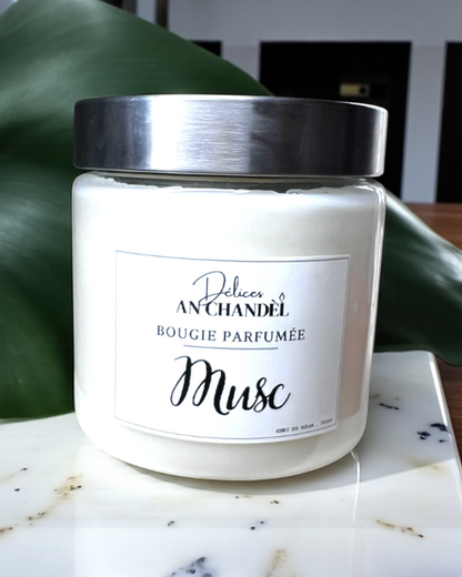 Bougie Éphémère – Musc (750 g)