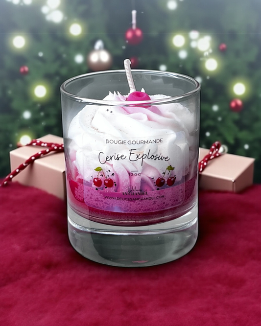 Bougie gourmande - Cerise Explosive