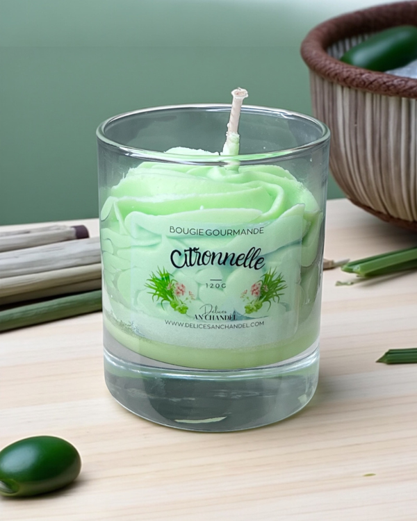 Bougie gourmande - Citronnelle