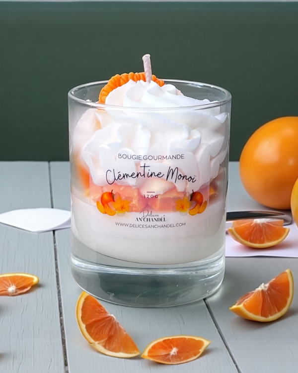 Bougie gourmande - Clémentine Monoï