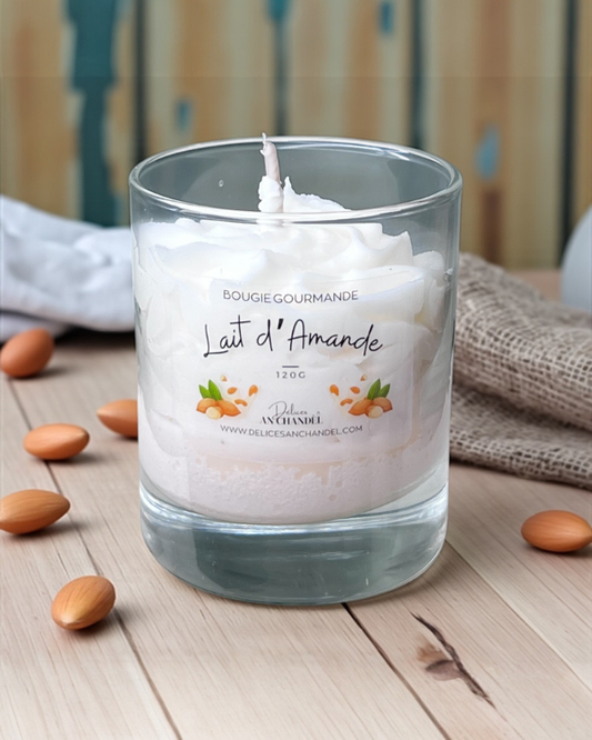 Bougie Gourmande - Lait d'amande