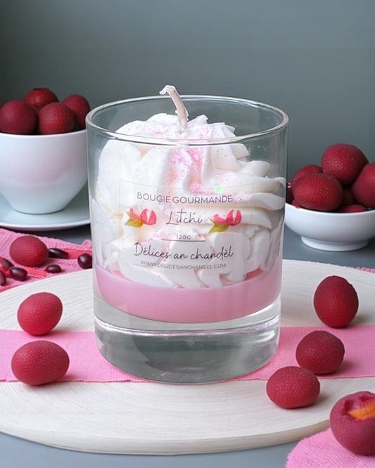 Bougie gourmande - Litchi