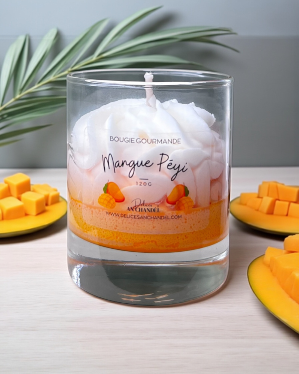 Bougie gourmande - Mangue