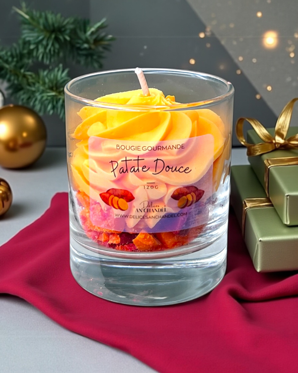 Bougie gourmande - Patate douce
