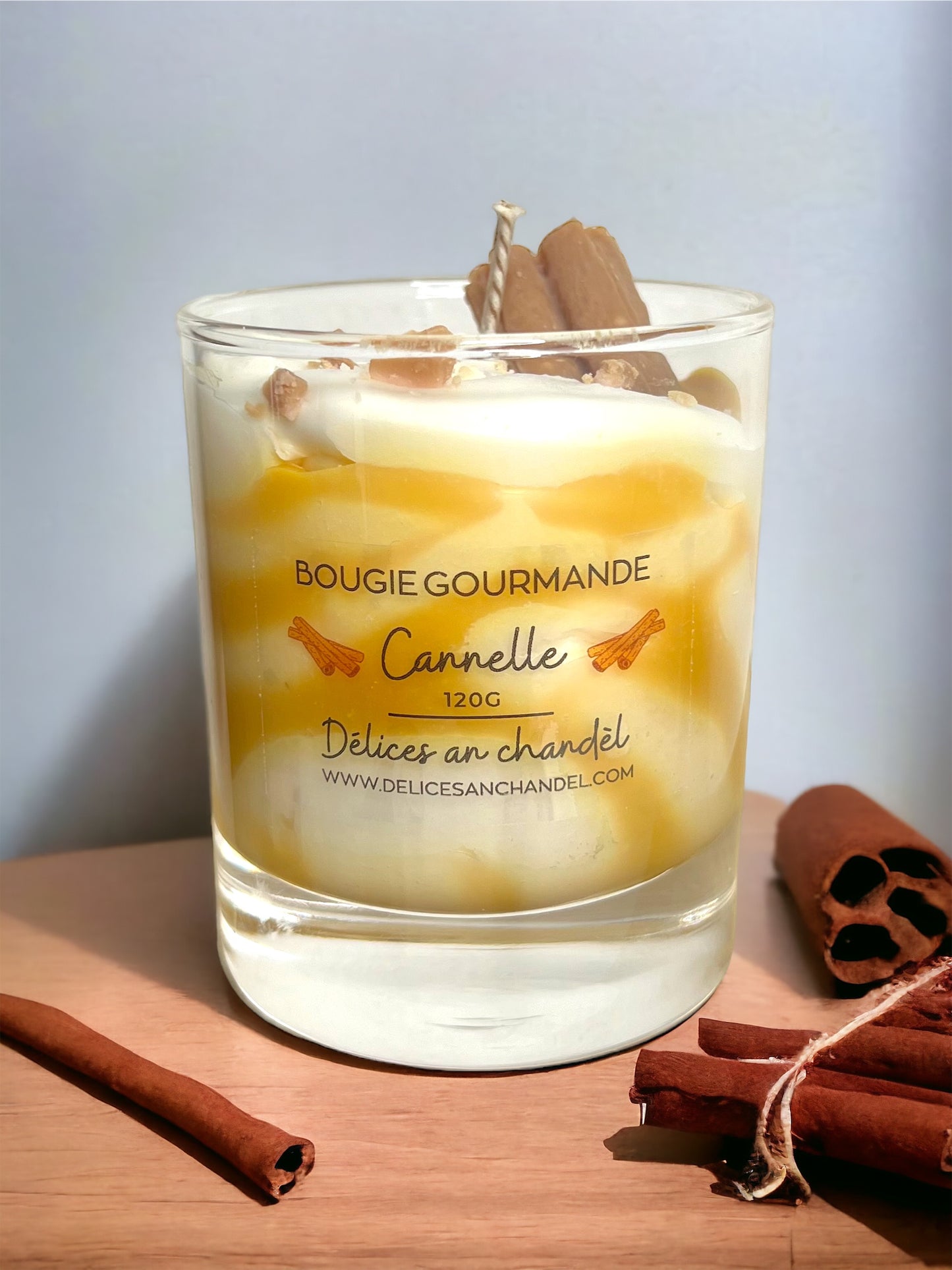 Bougie gourmande - Cannelle