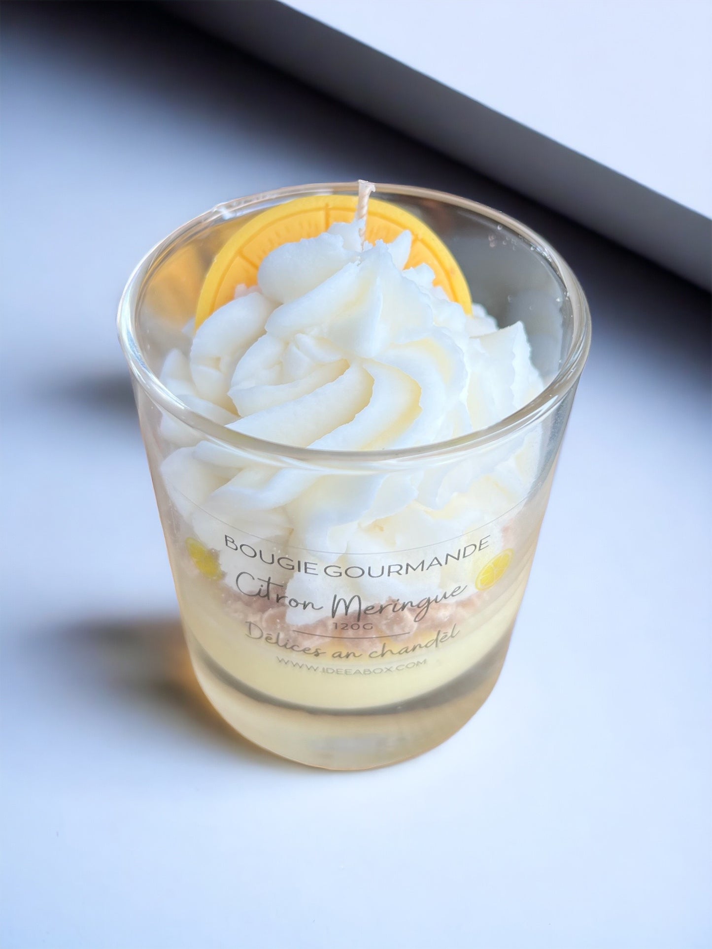 Bougie gourmande - Citron Meringue