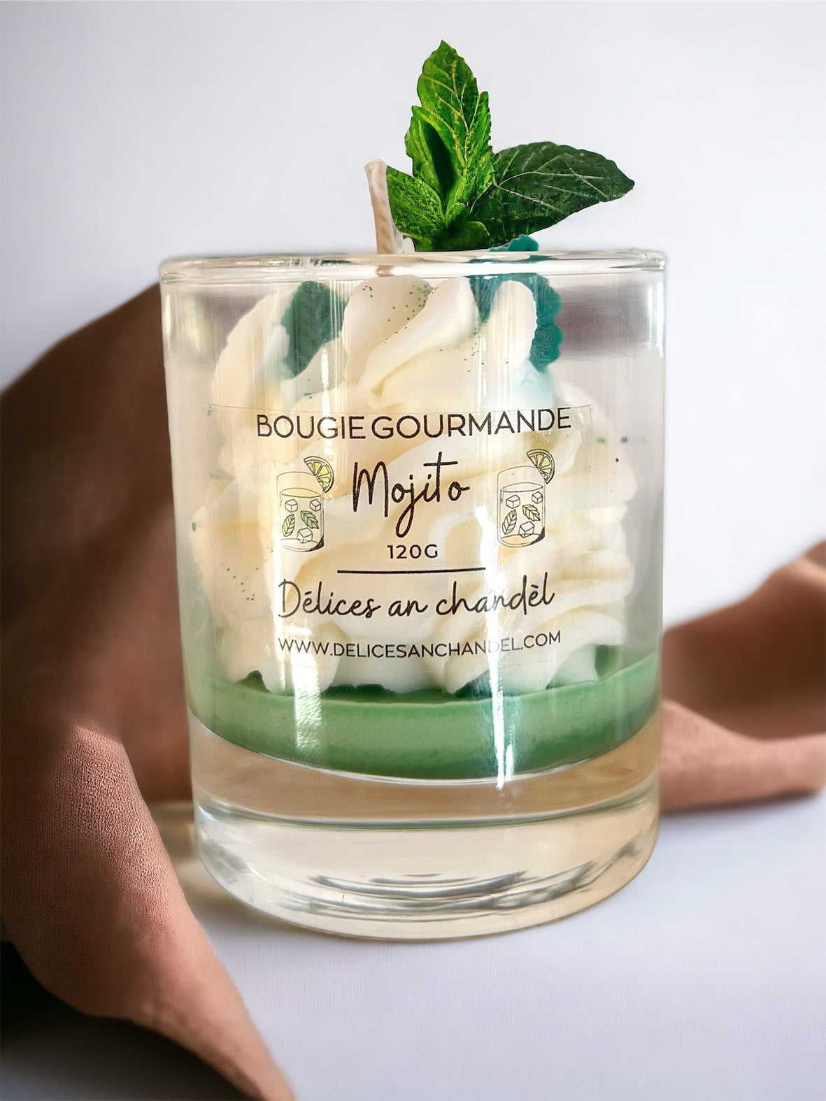 Bougie gourmande - Mojito