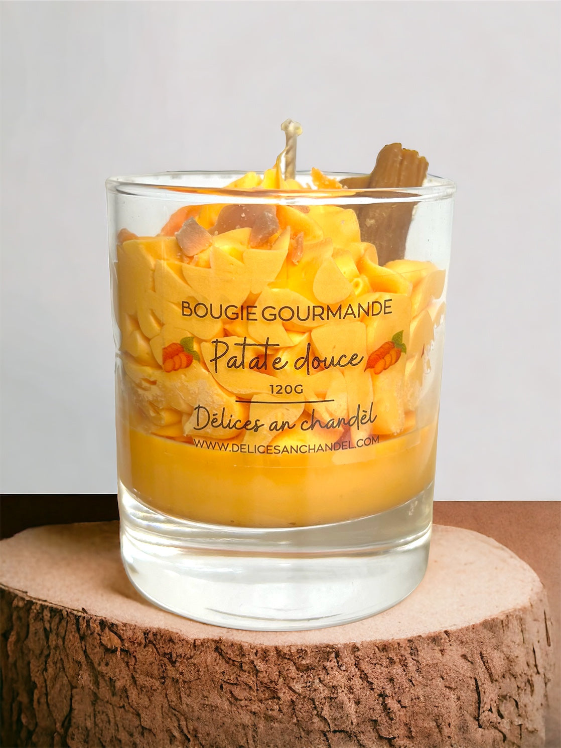 Bougie gourmande - Patate douce