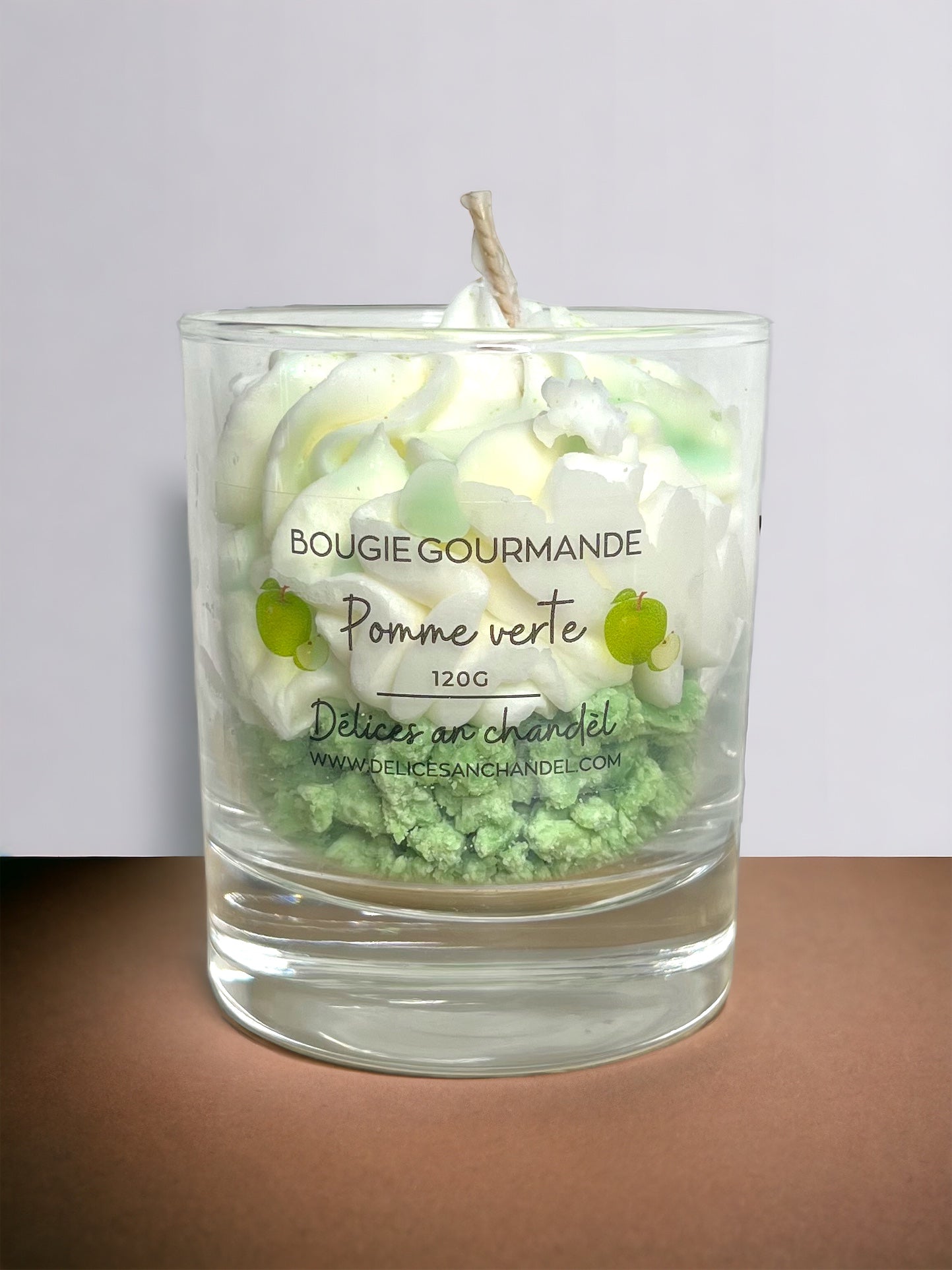 Bougie gourmande - Pomme verte