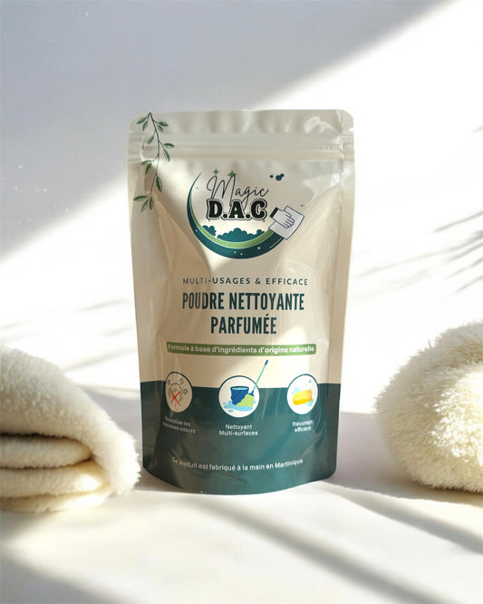 Poudre parfumée nettoyante