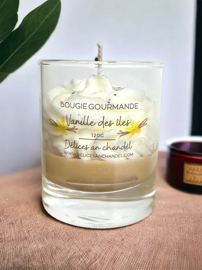 Bougie gourmande - Vanilles des iles